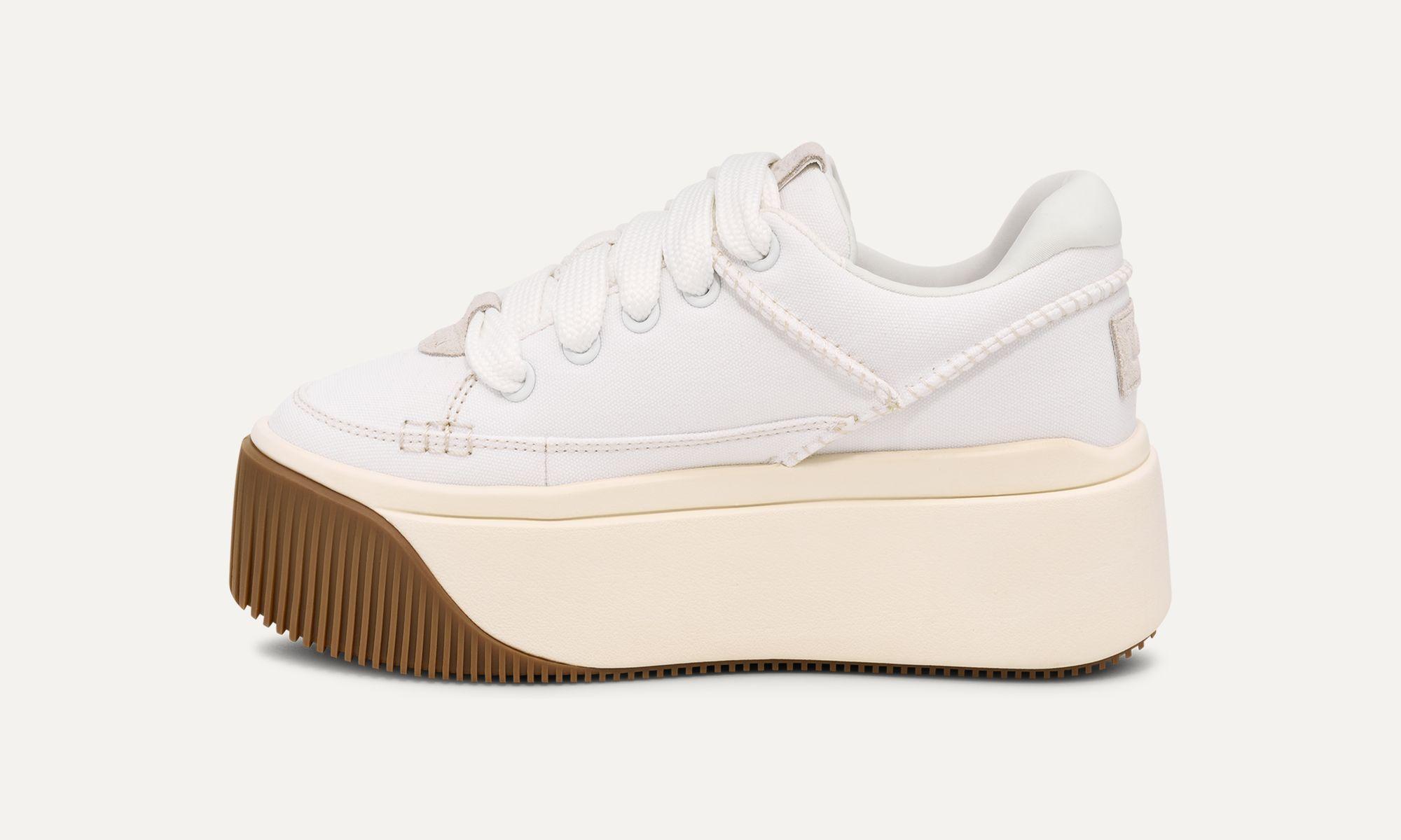 Zapatilla Mujer UGG Ez-Duzzit Essential Lace Up Blanco-2