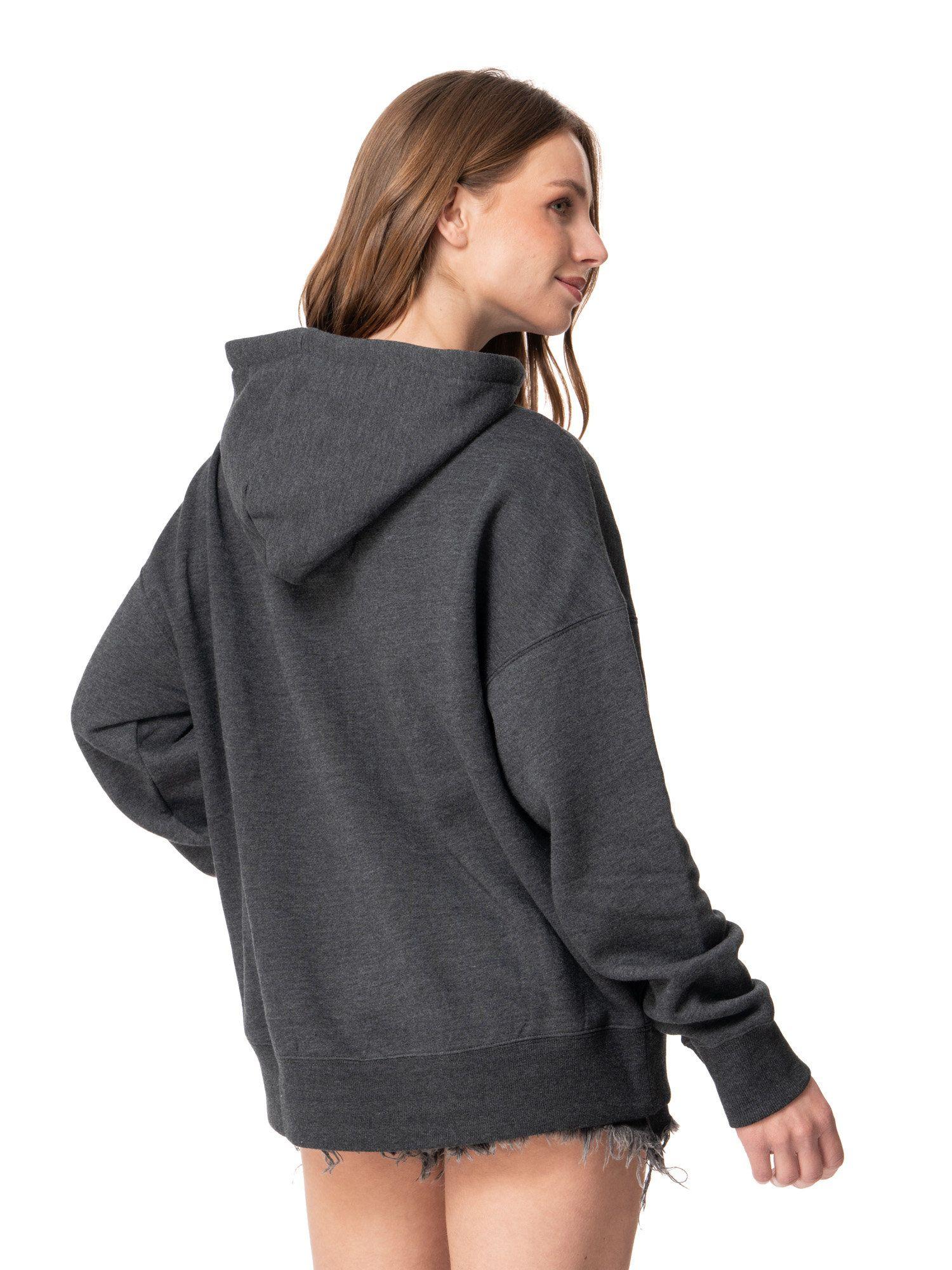 Poleron Stoked Mujer Sunny Gris-2