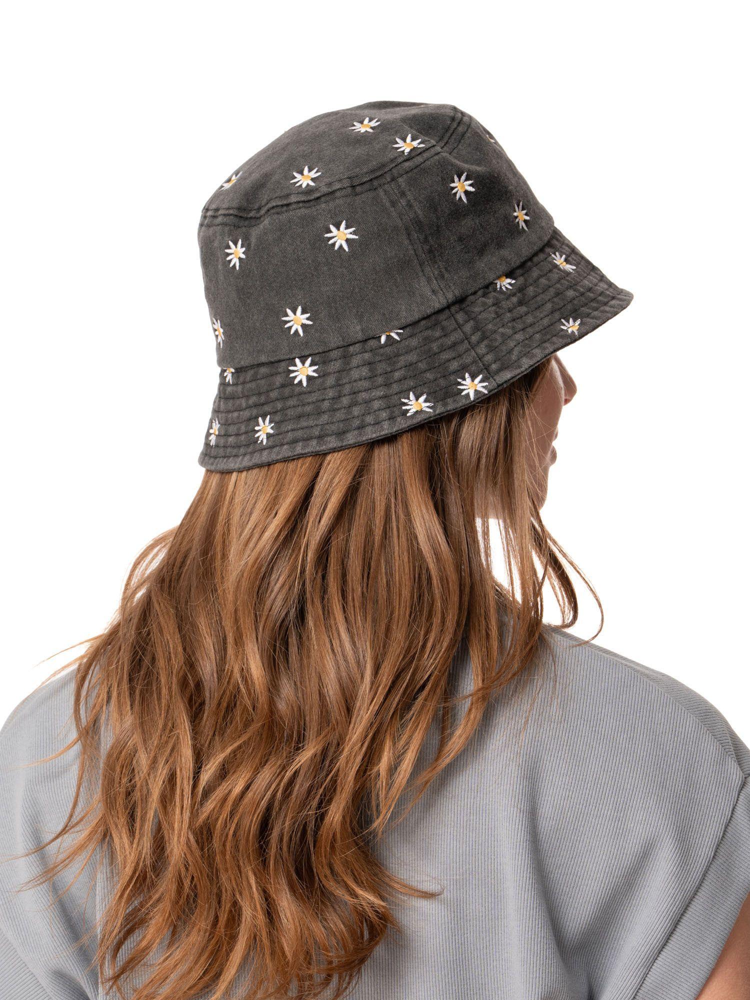 Bucket Stoked Unisex Flowers Gris-2
