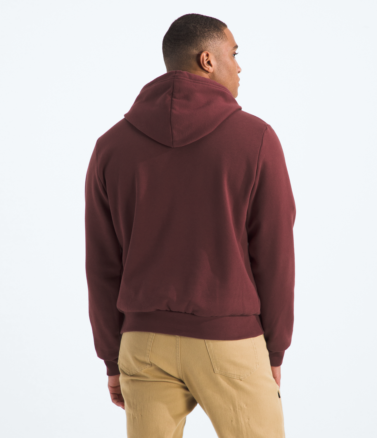 Poleron Evo Emb Hoodie Hombre Burdeo-1