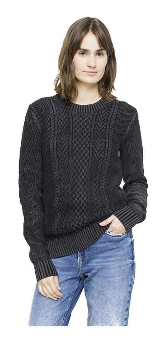 Chaleco Kivül Mujer Arra Washed Negro-0