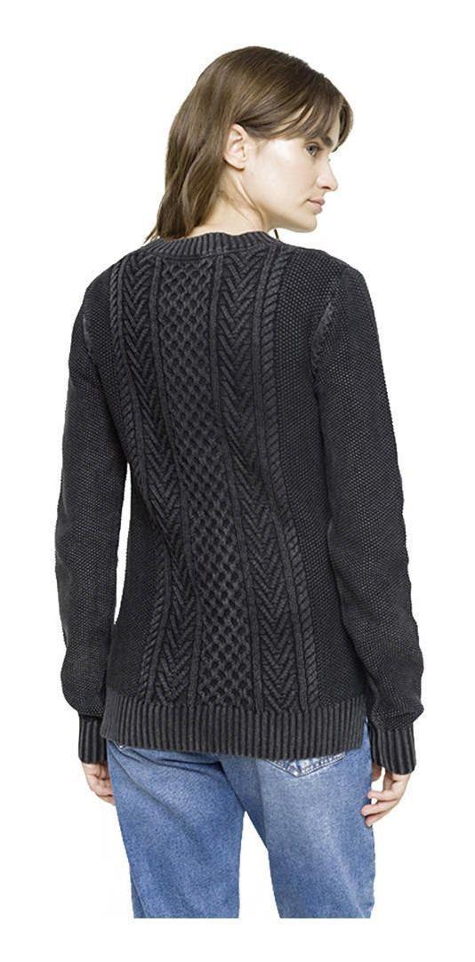 Chaleco Kivül Mujer Arra Washed Negro-1