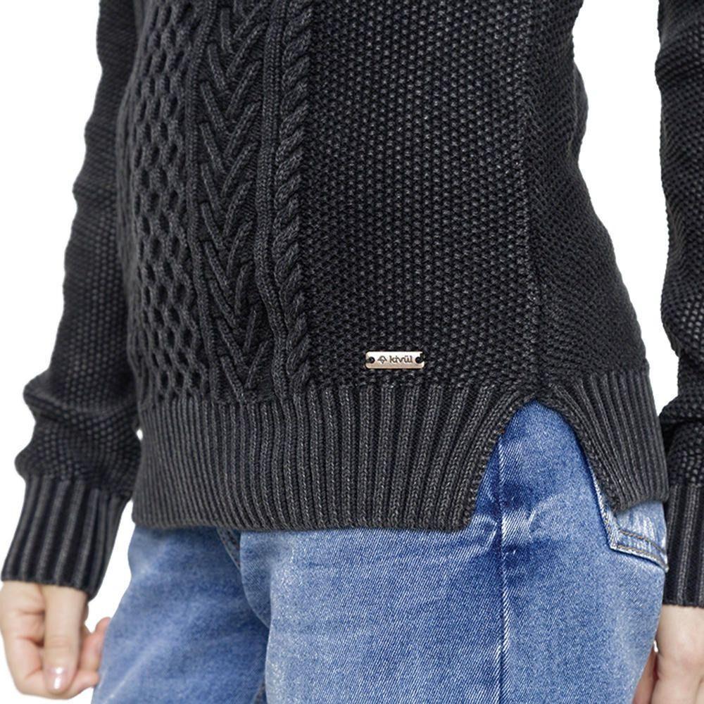 Chaleco Kivül Mujer Arra Washed Negro-2