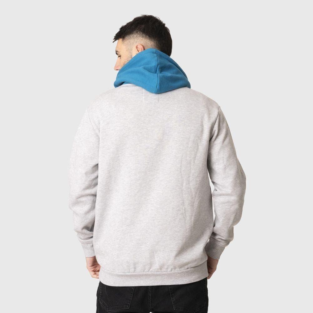 Polerón Stoked Hombre Splash Reciclado Reciclado Gris-2