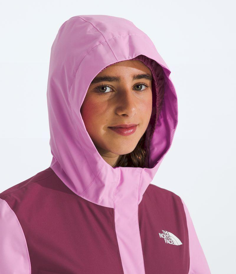 Chaqueta The North Face Niña Impermeable Antora Rain Rosado-2