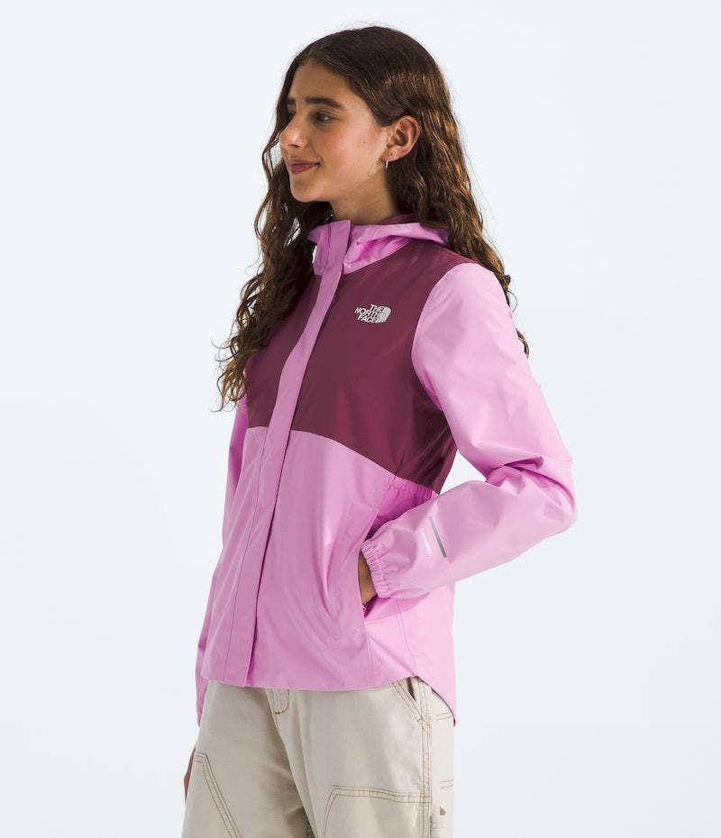 Chaqueta The North Face Niña Impermeable Antora Rain Rosado-3