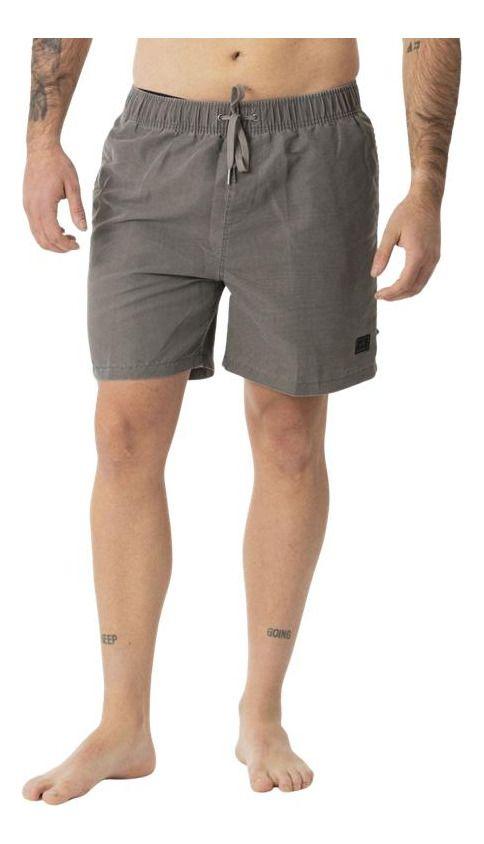 Traje Kivül Hombre De Baño Waka Reciclado KV040 Gris-0