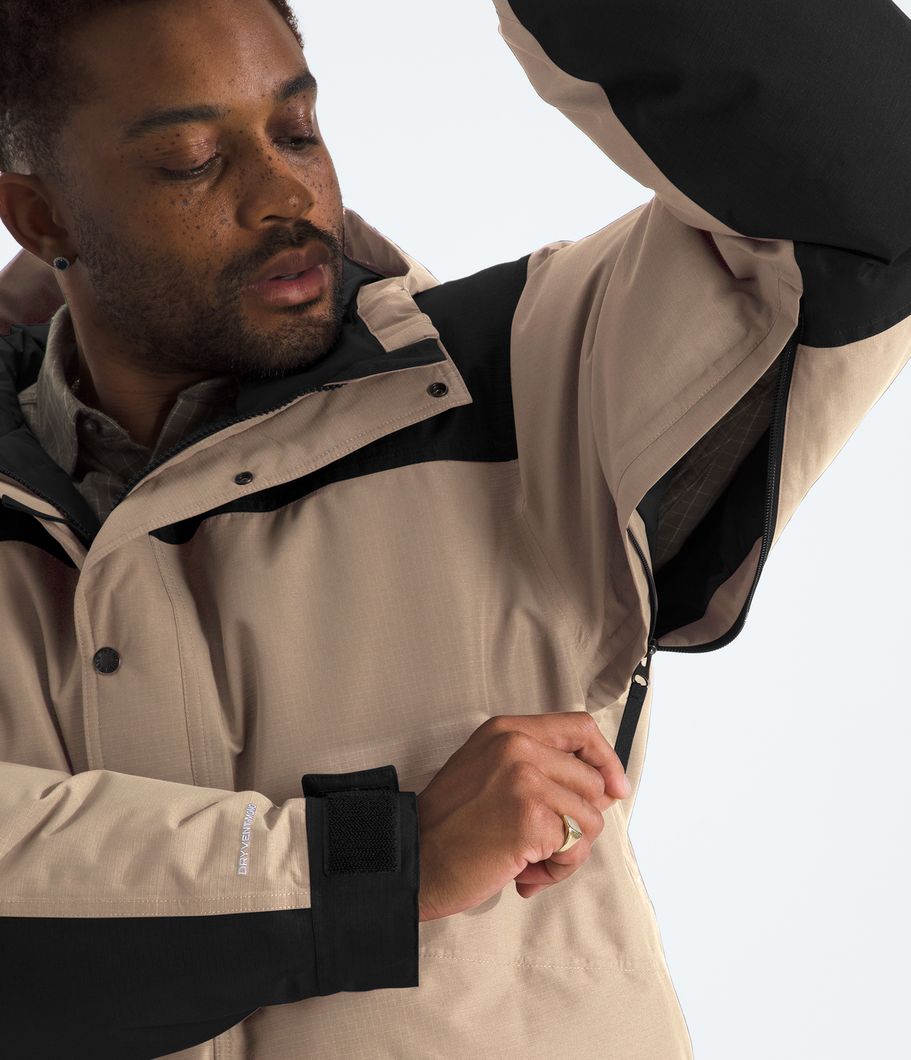 Chaqueta Mountain Down Jacket Hombre Café Claro-4