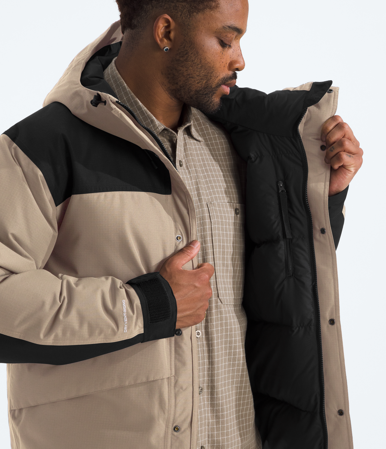 Chaqueta Mountain Down Jacket Hombre Café Claro-7