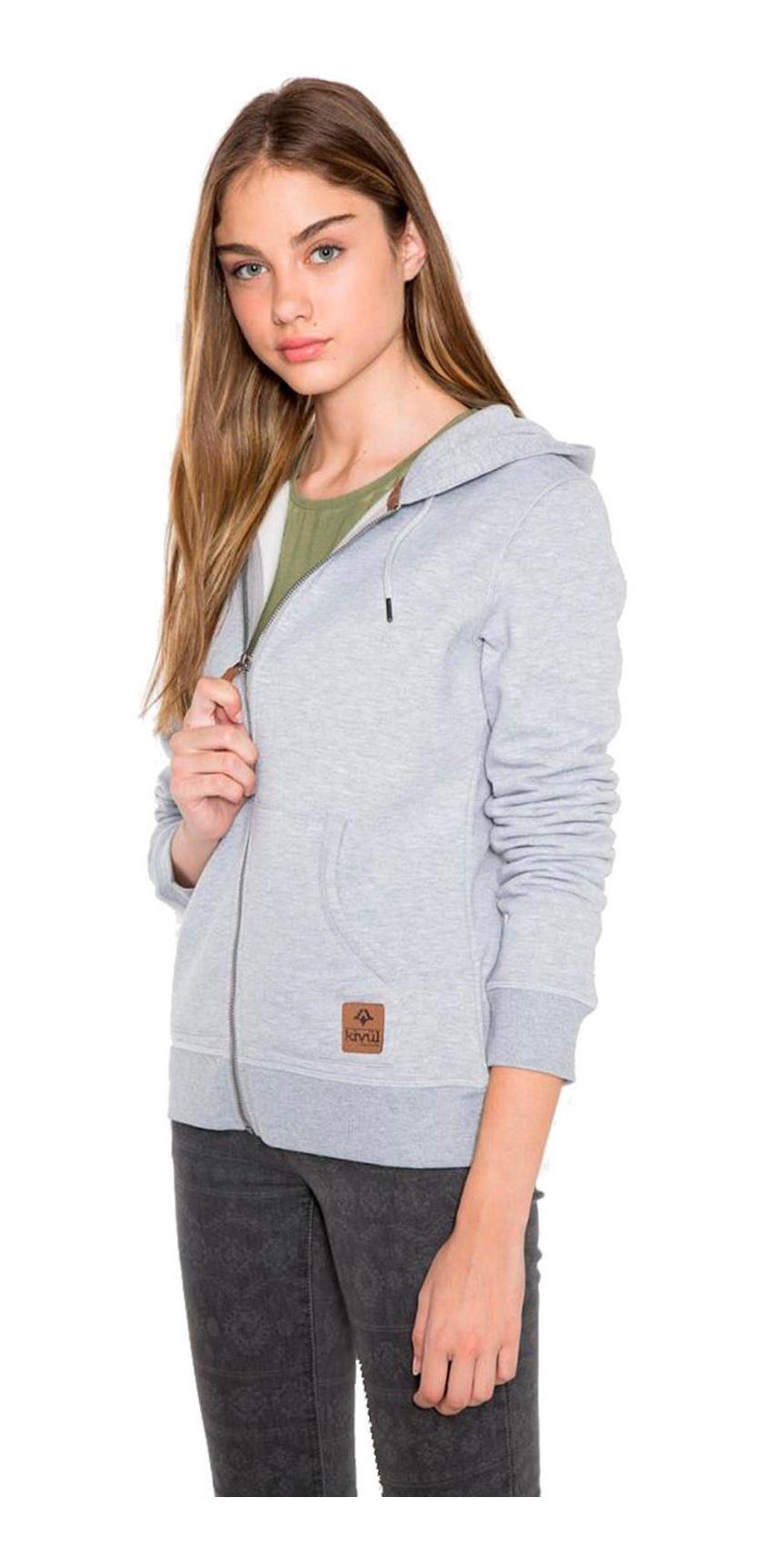 Poleron Kivül Mujer Klement KGREY Gris-0