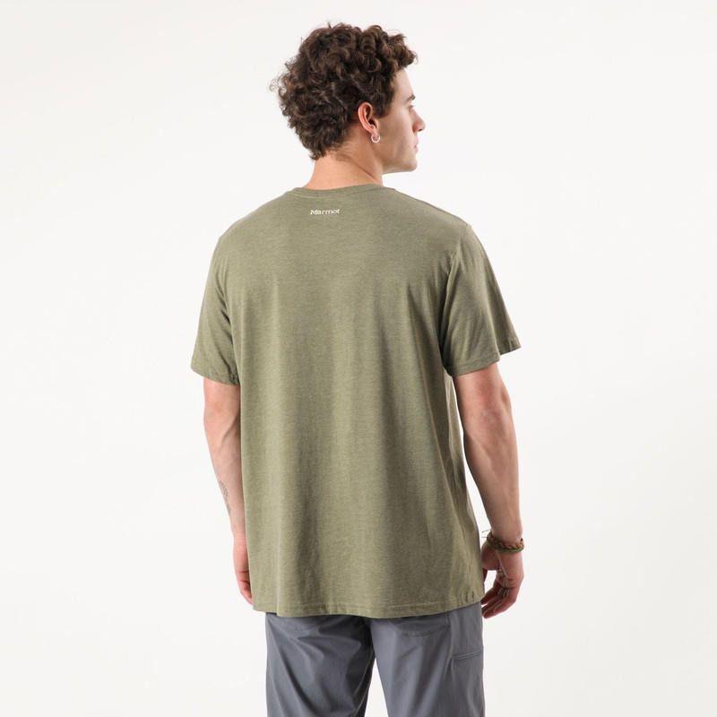 Polera Marmot Hombre Forest Tee Verde-1