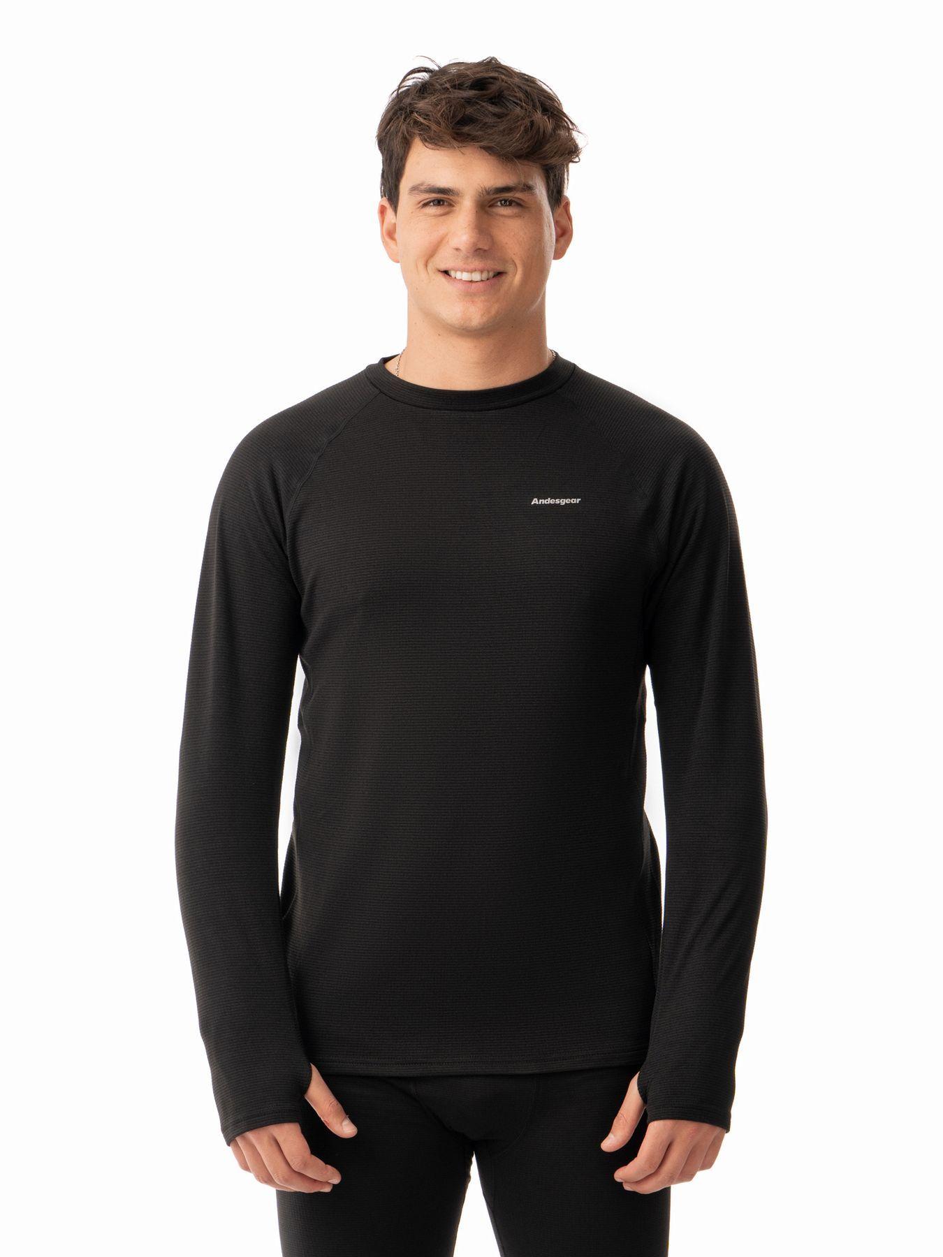 Primera Andesgear Hombre Capa Expedicion Top AG001 Negro-0