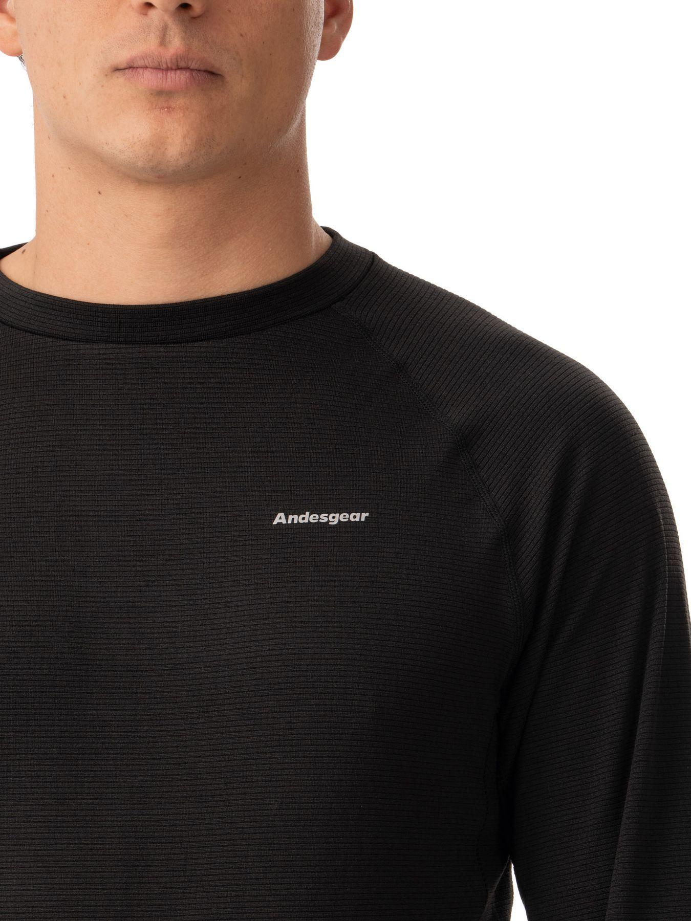 Primera Andesgear Hombre Capa Expedicion Top AG001 Negro-4