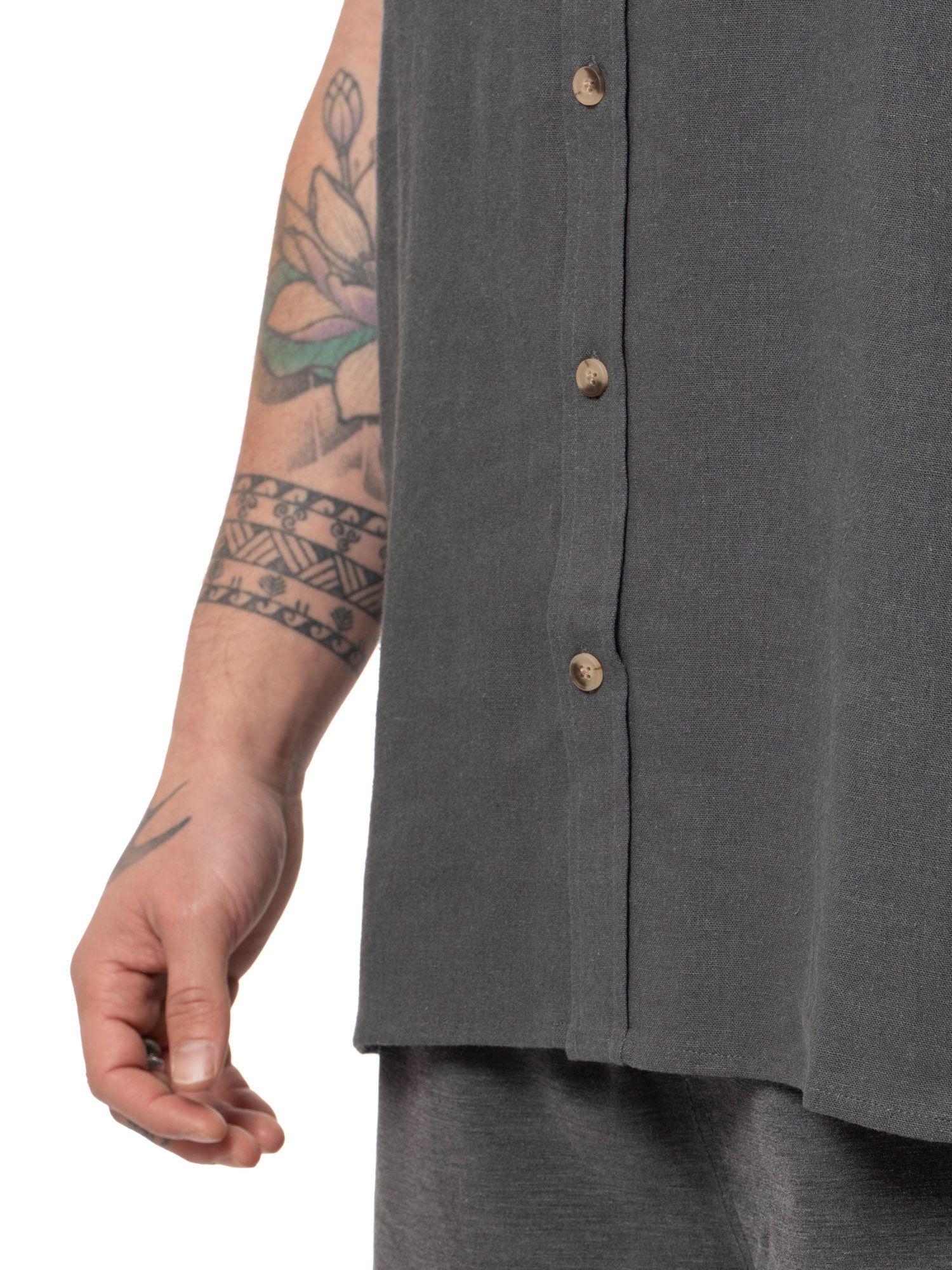Camisa Stoked Hombre Last Azul-4