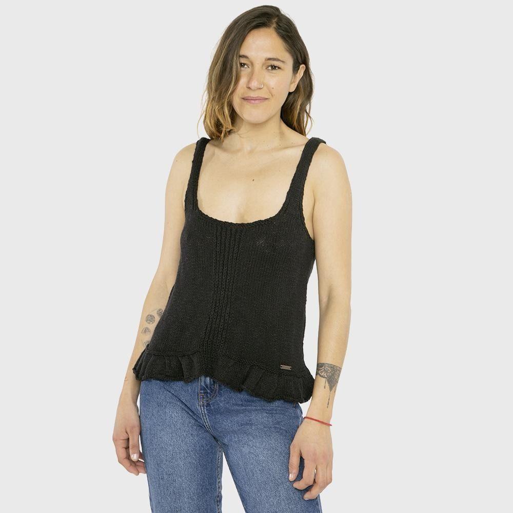 Polera Kivül Mujer Vara Negro-0