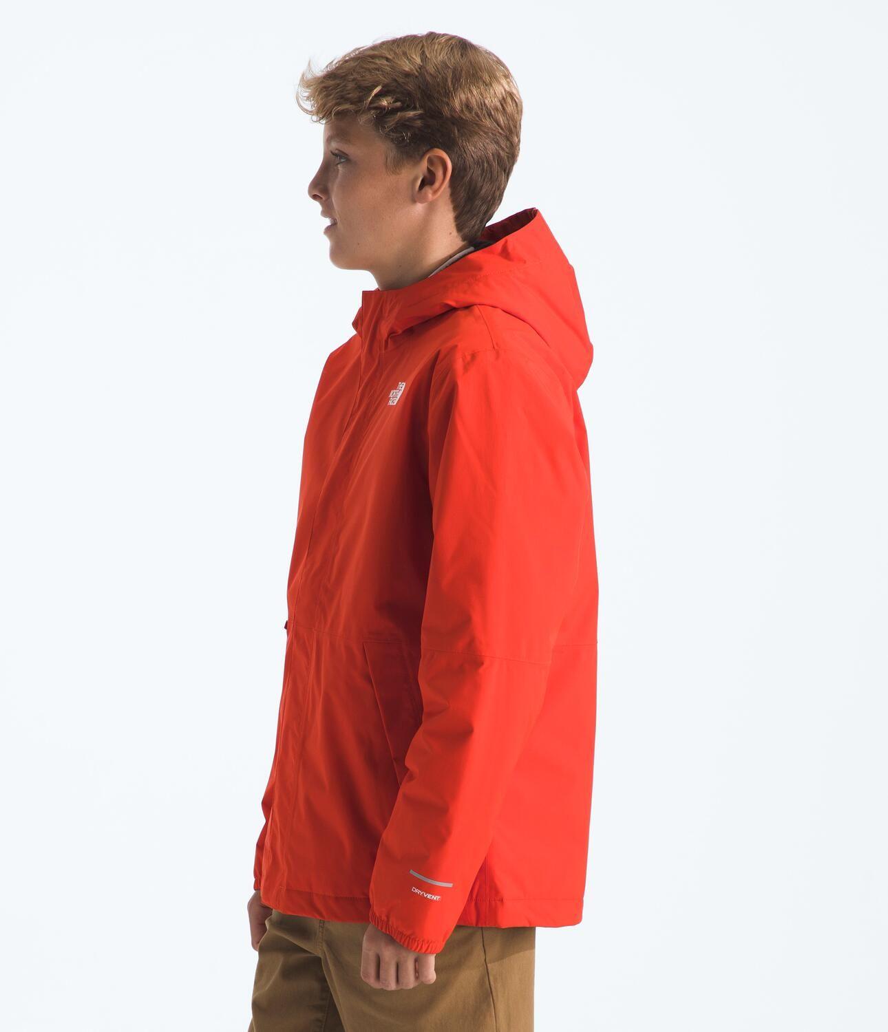 Chaqueta Impermeable Warm Antora Niño Rojo-2