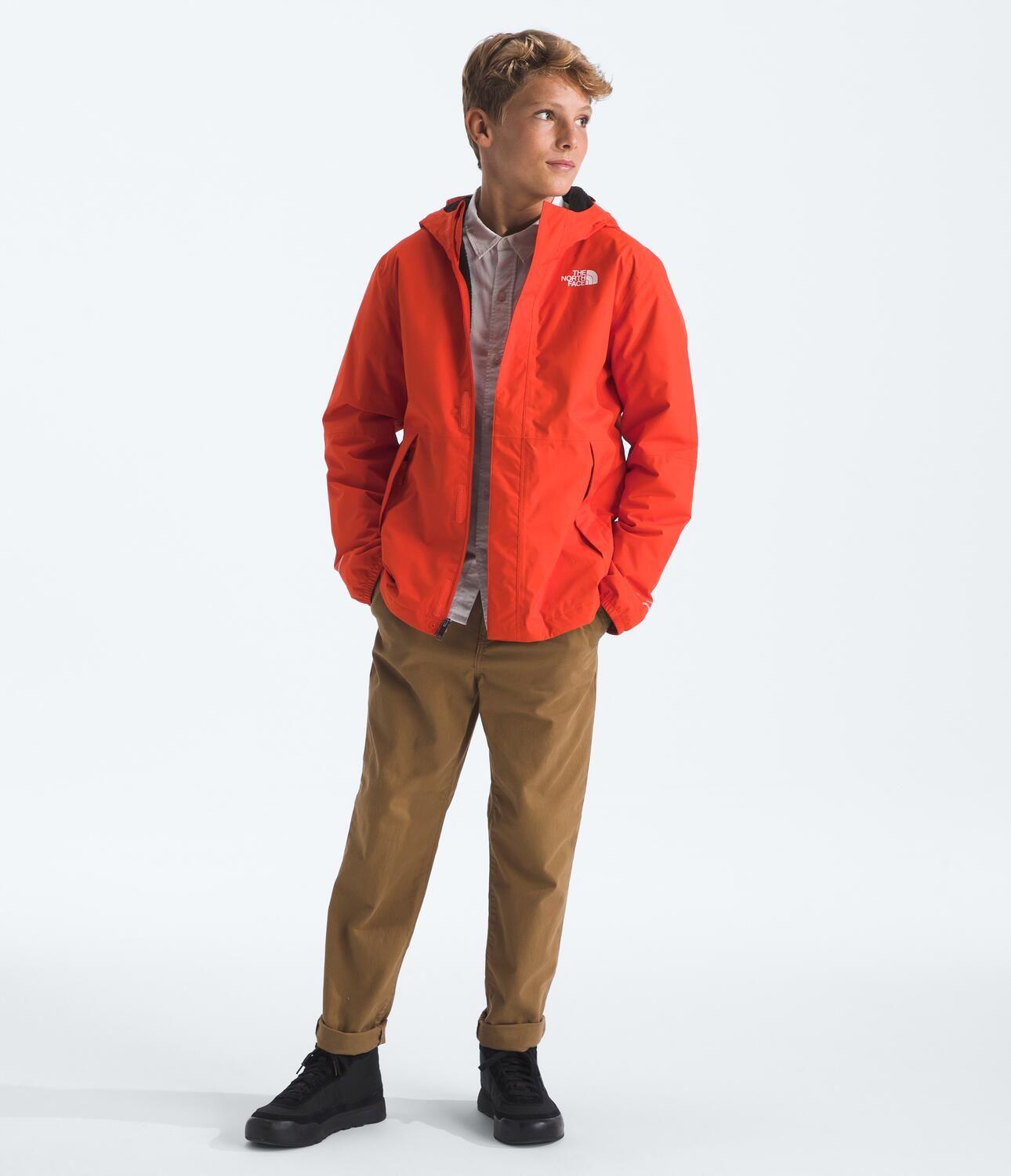 Chaqueta Impermeable Warm Antora Niño Rojo-4