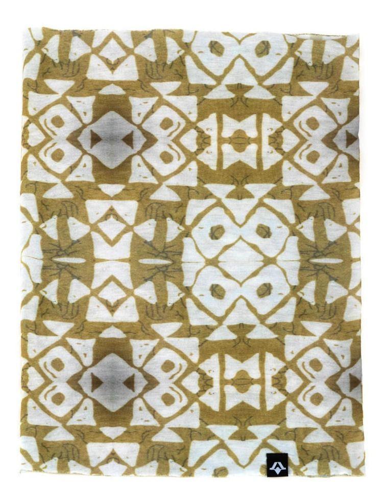 Cuello Kivül Unisex Bandana Print Reciclado Café-2