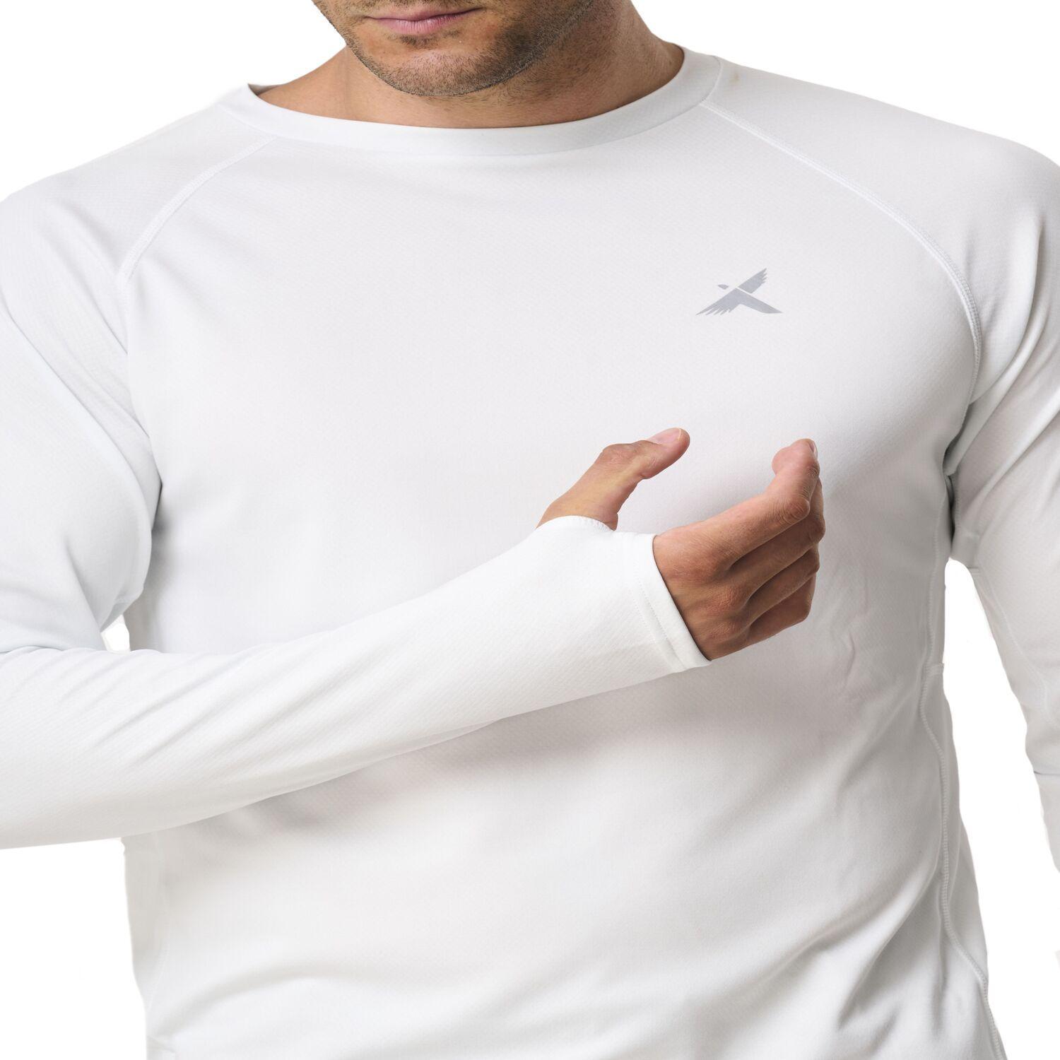 Primera Andesgear Hombre Capa Trekking Top Blanco-4