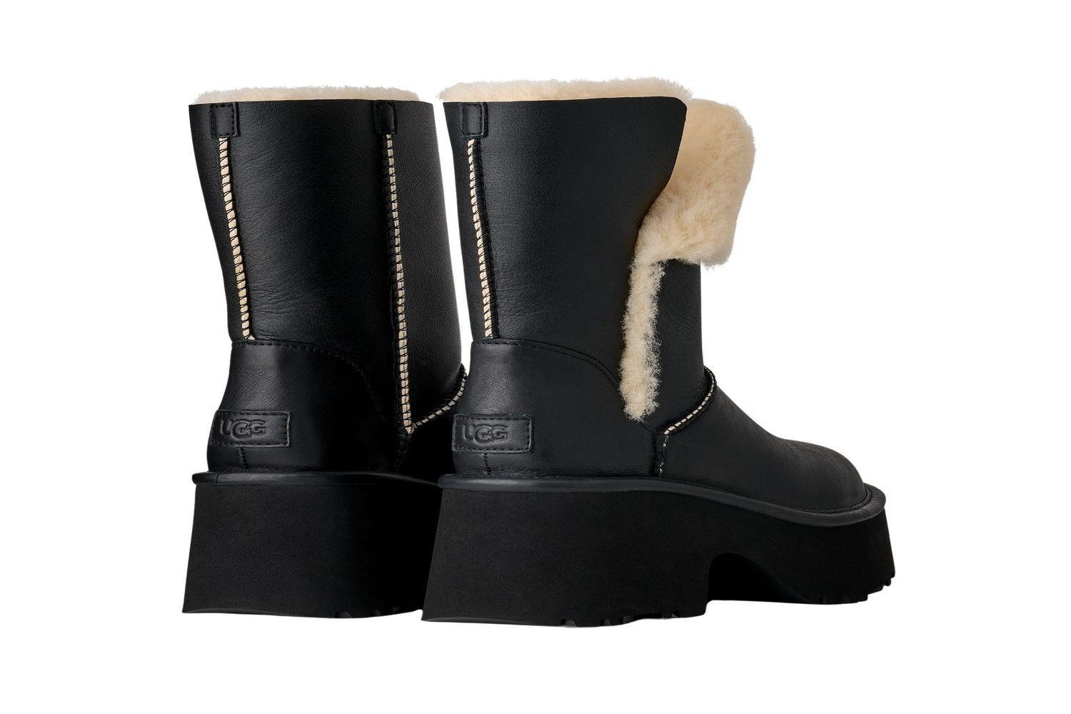 Botas Ugg Mujer Esmee Leather Boot Negro-2