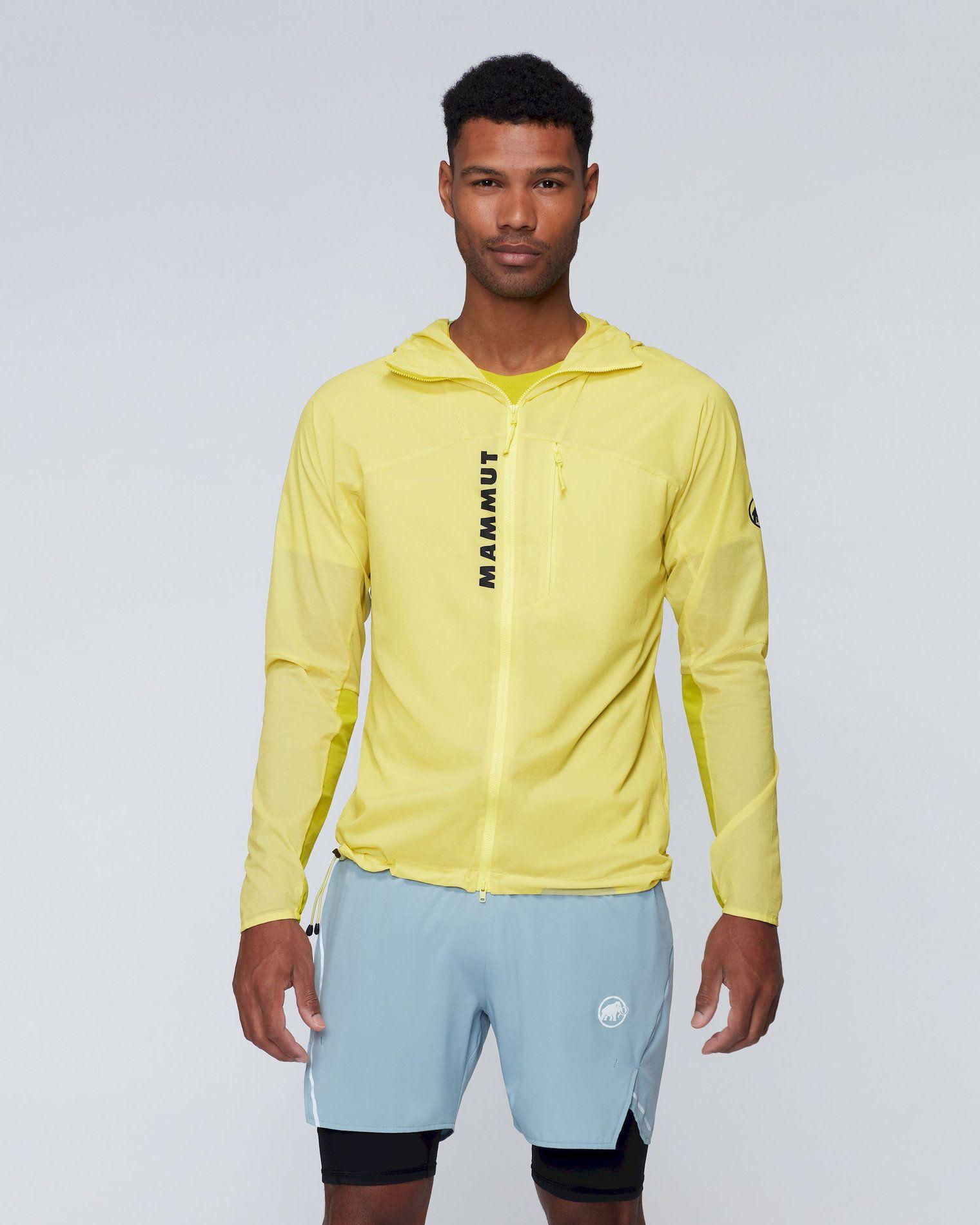 Chaqueta Cortaviento Mammut Hombre Aenergy Amarillo-0