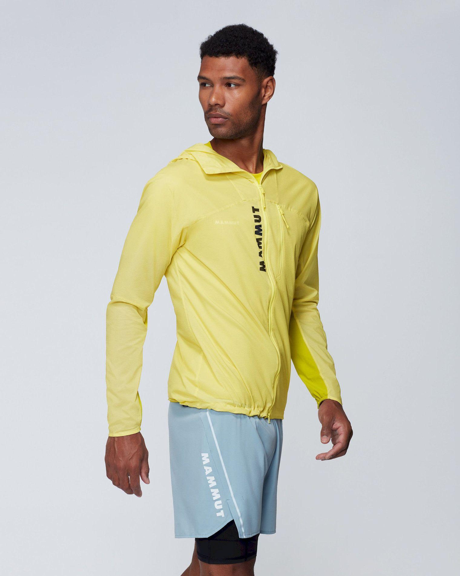 Chaqueta Cortaviento Mammut Hombre Aenergy Amarillo-1
