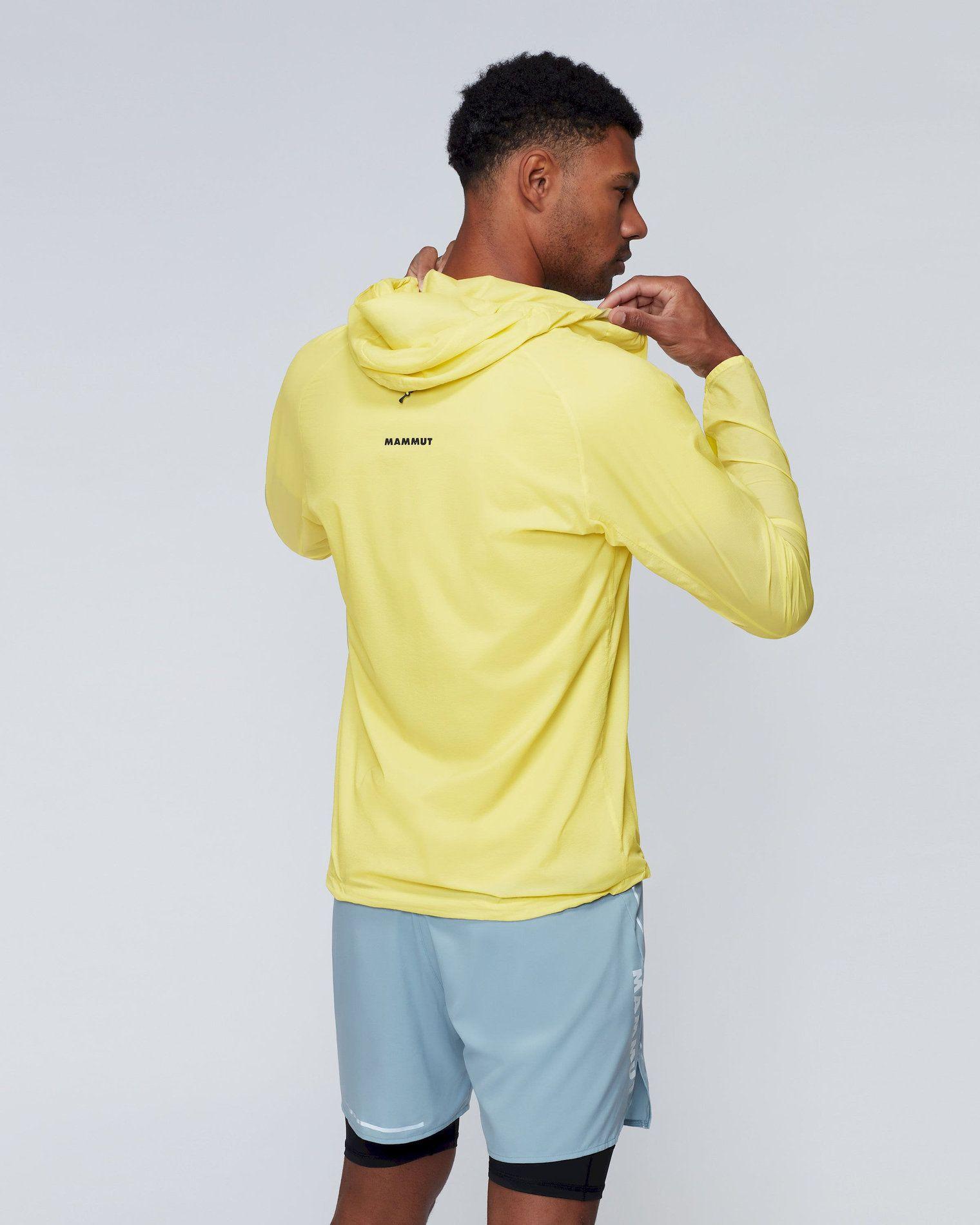 Chaqueta Cortaviento Mammut Hombre Aenergy Amarillo-2