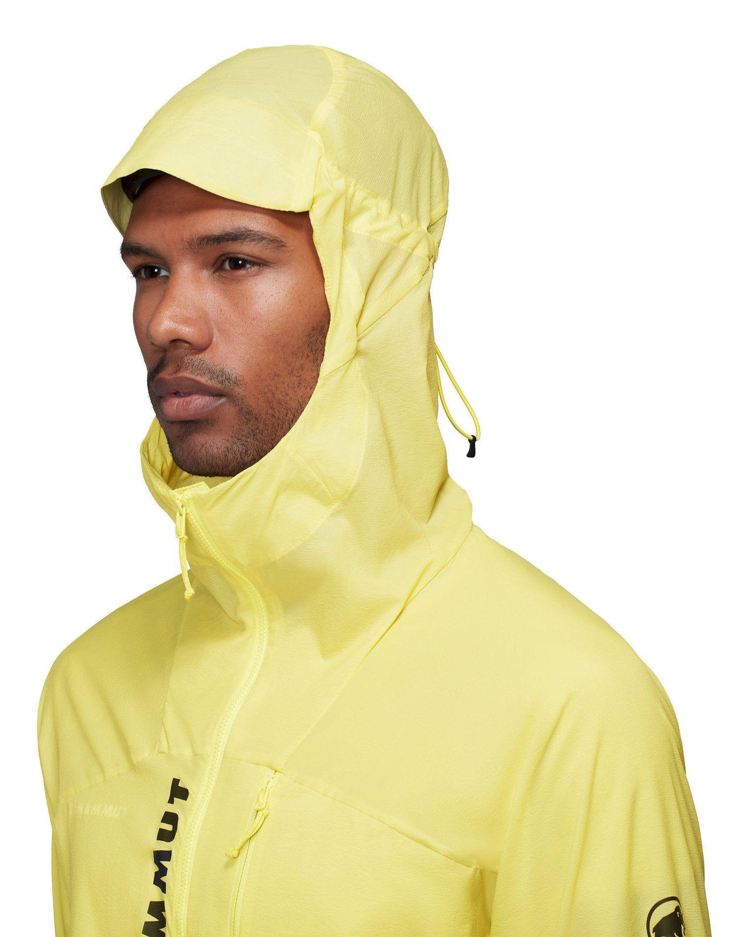 Chaqueta Cortaviento Mammut Hombre Aenergy Amarillo-6