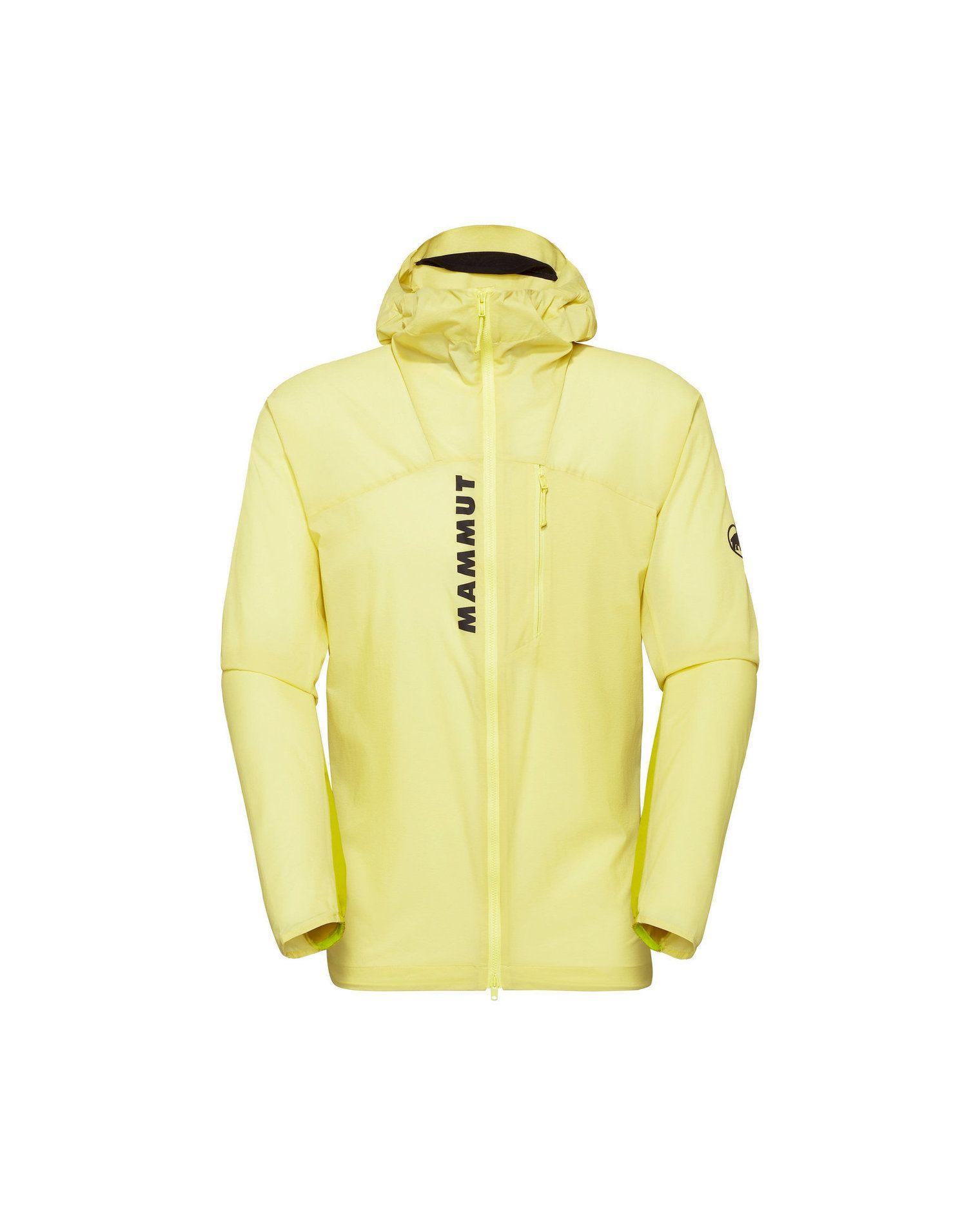 Chaqueta Cortaviento Mammut Hombre Aenergy Amarillo-8