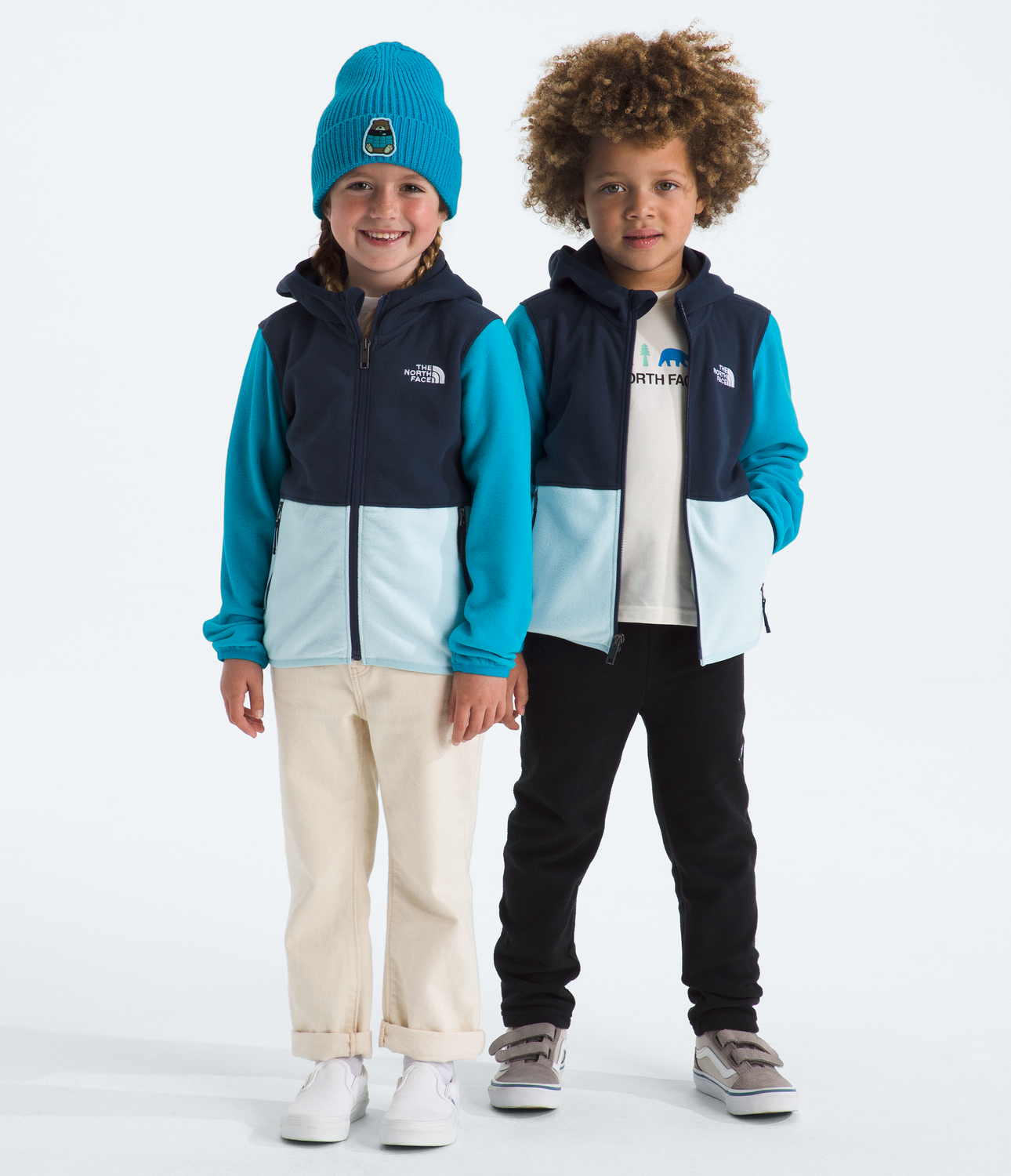 Polar Kid Glacier F/Z Hoodie Niños Azul Marino-0