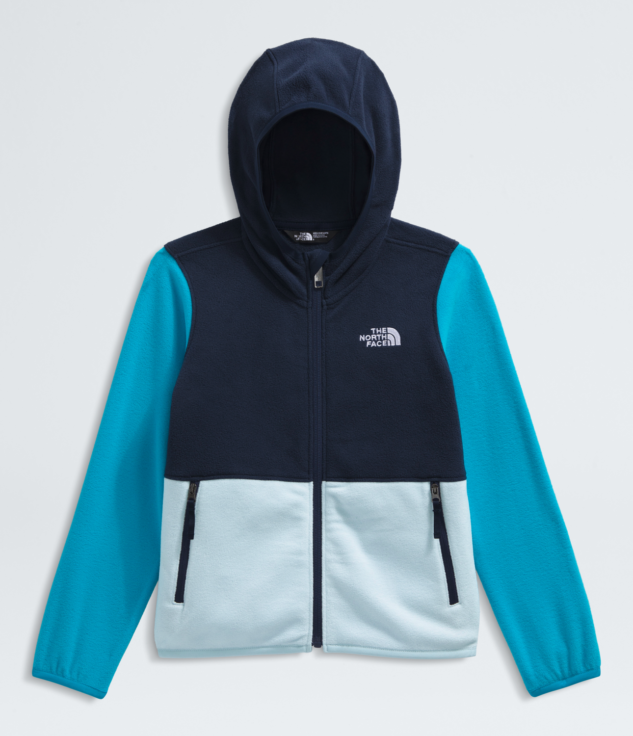 Polar Kid Glacier F/Z Hoodie Niños Azul Marino-4