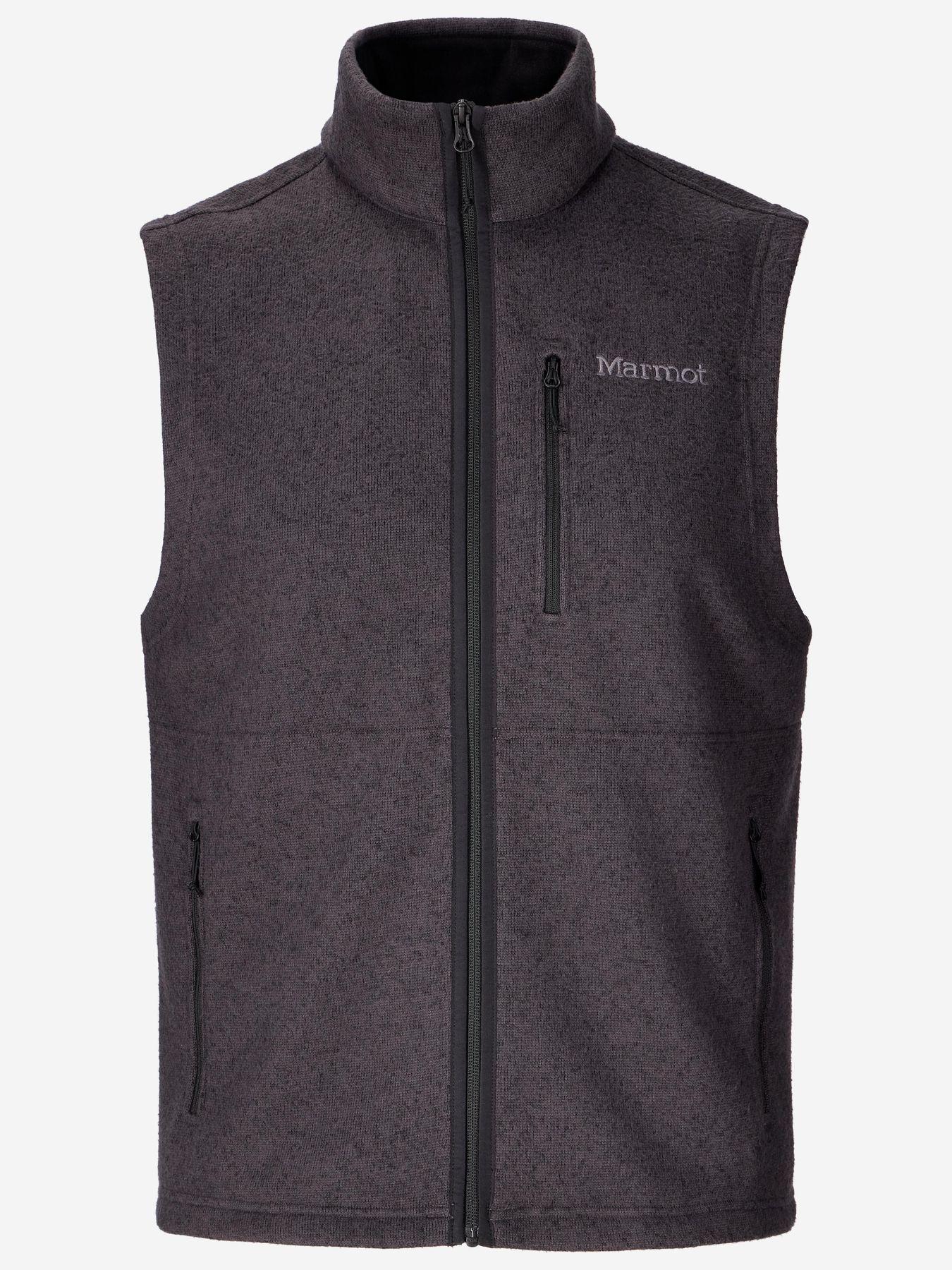 Polar Marmot Hombre Drop Line Vest Negro V25-4