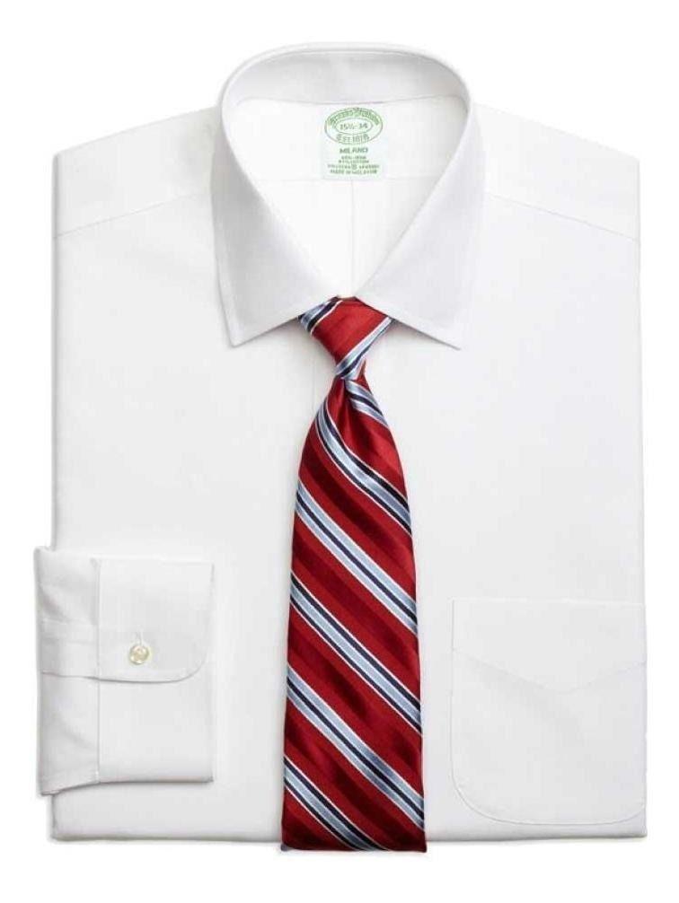 Camisas Brooks Brothers Hombre Regent Fit NonIron Blanco-0