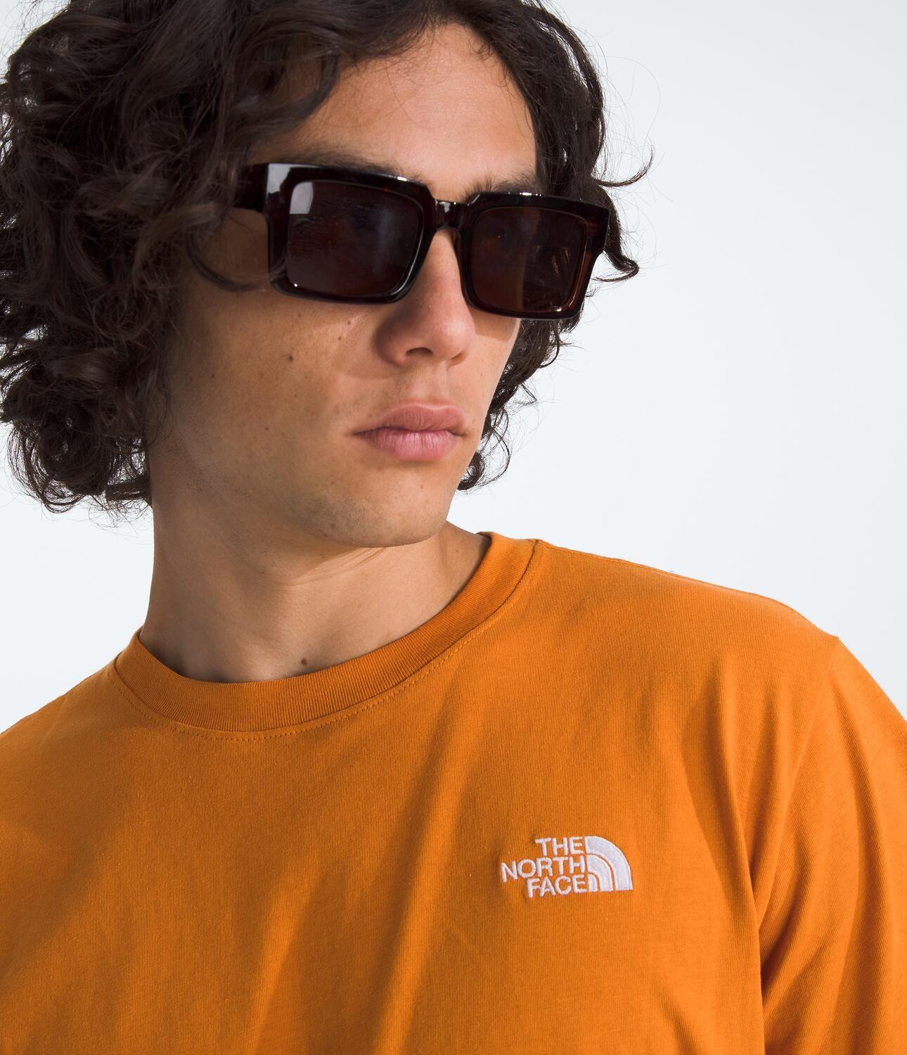 Polera Evolution Emb Short Sleeve Tee Hombre Naranjo-2