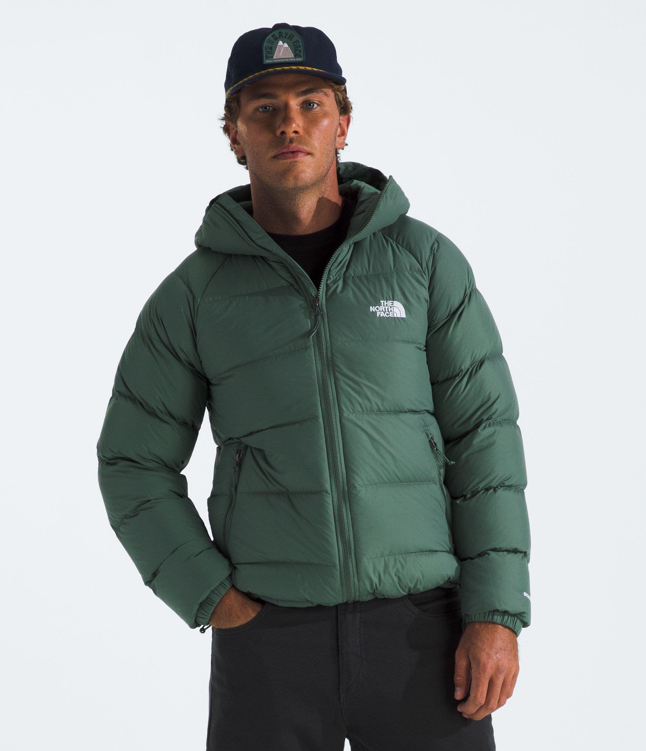 Chaqueta TNF Hombre De Pluma Hydrenalite Hoodie Verde-0