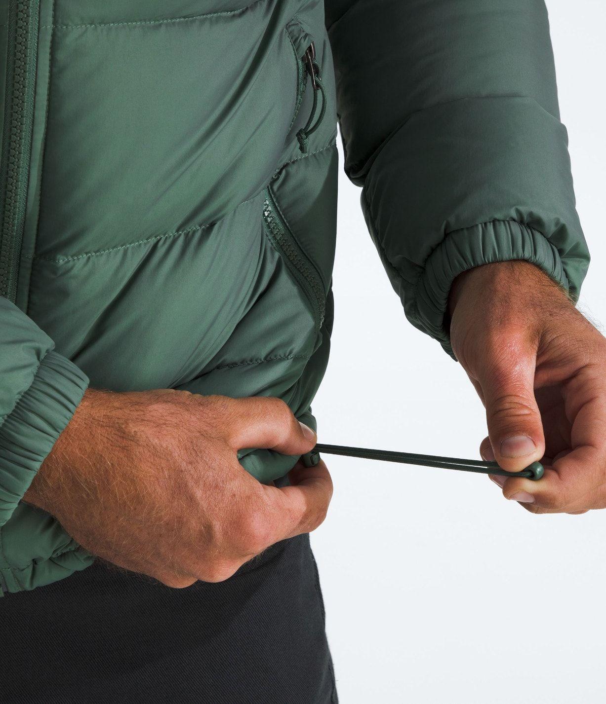 Chaqueta TNF Hombre De Pluma Hydrenalite Hoodie Verde-3