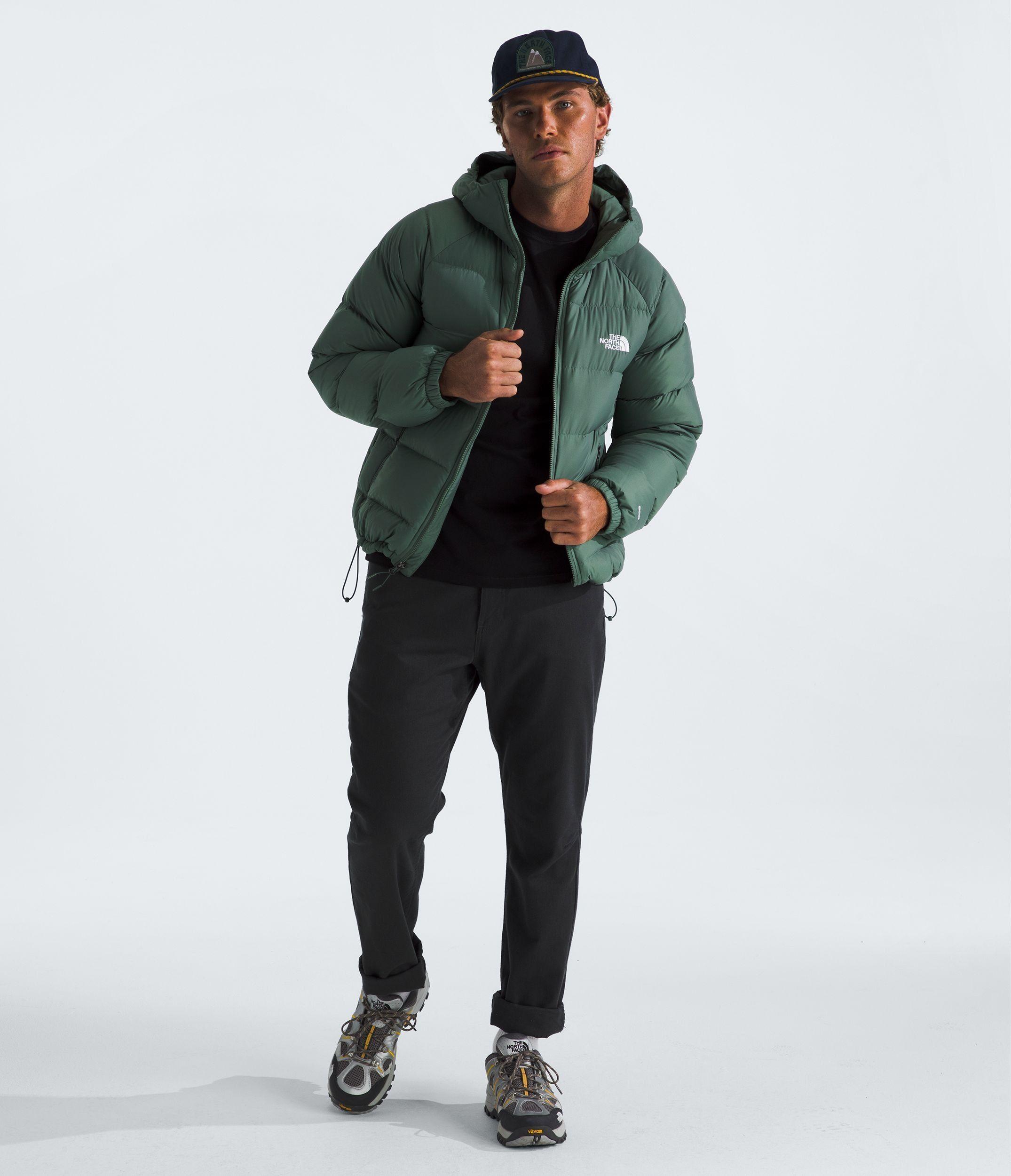 Chaqueta TNF Hombre De Pluma Hydrenalite Hoodie Verde-4