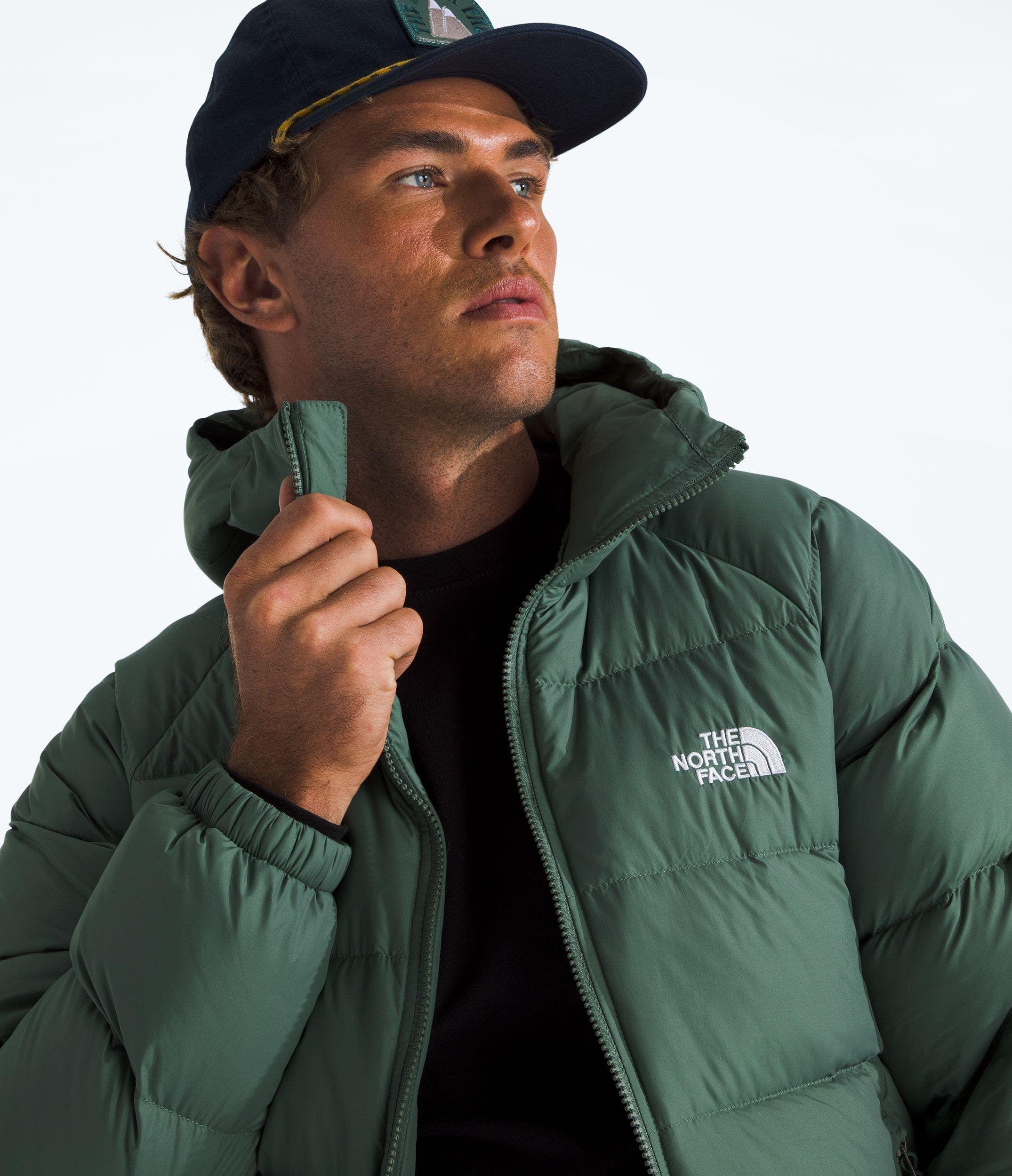 Chaqueta TNF Hombre De Pluma Hydrenalite Hoodie Verde-7