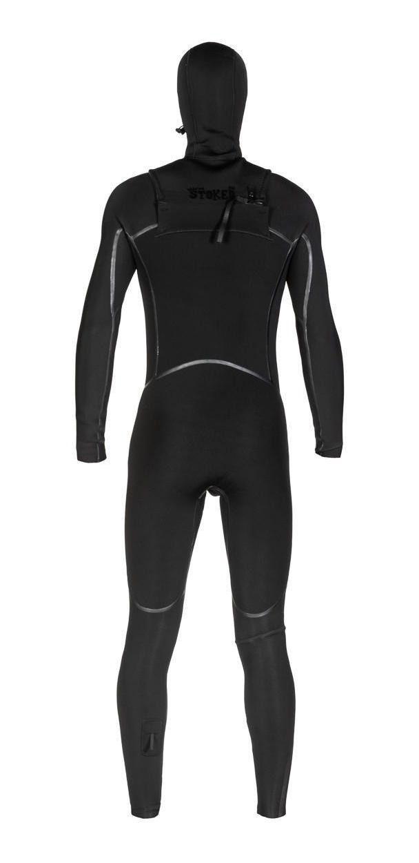 Traje Stoked Hombre De Surf G5 37716 Mm Eco Gorro Desmontabl Negro-2