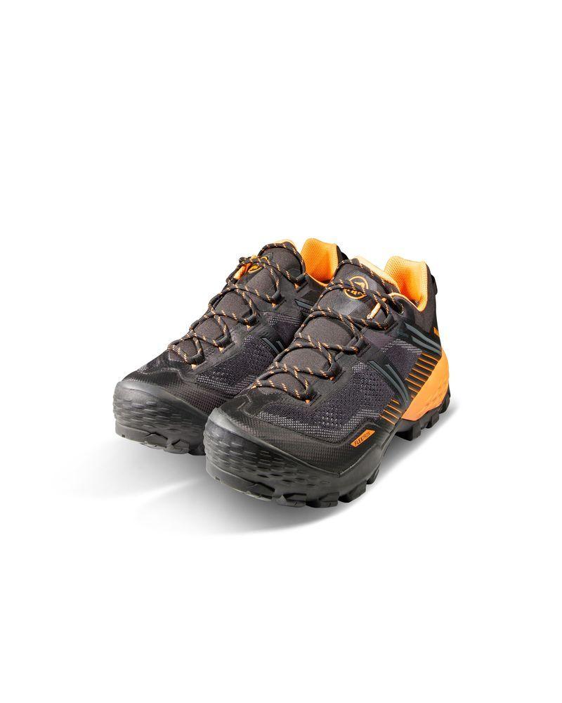 Zapatilla Mammut Hombre Ducan Ii Low Gtx Negro-Naranjo-2