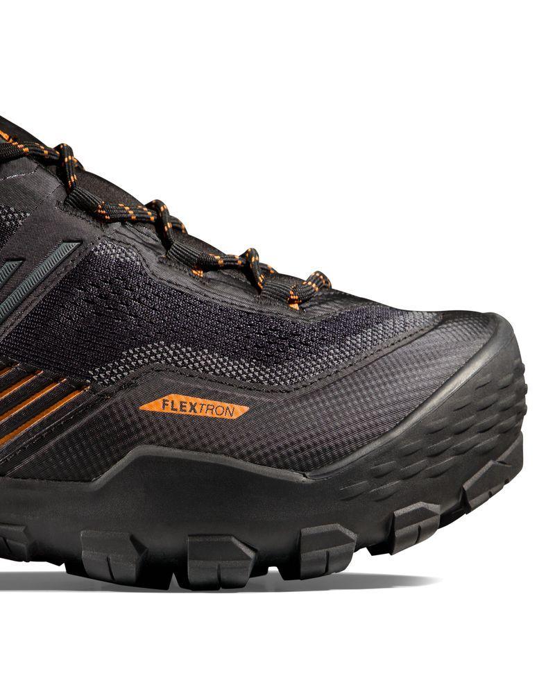 Zapatilla Mammut Hombre Ducan Ii Low Gtx Negro-Naranjo-3
