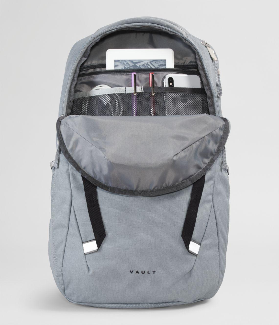 Mochila Vault Unisex Gris Claro-2