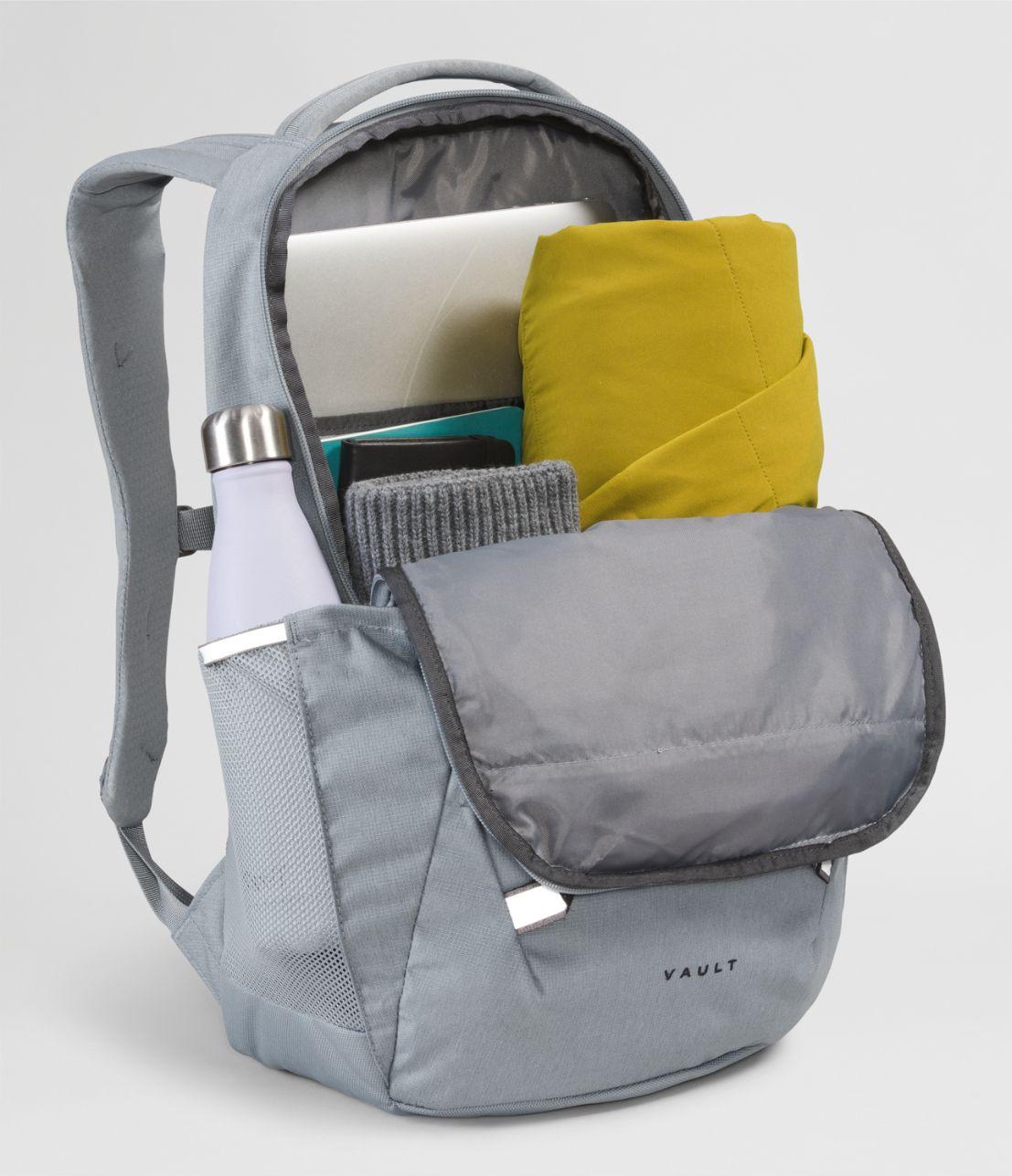 Mochila Vault Unisex Gris Claro-3
