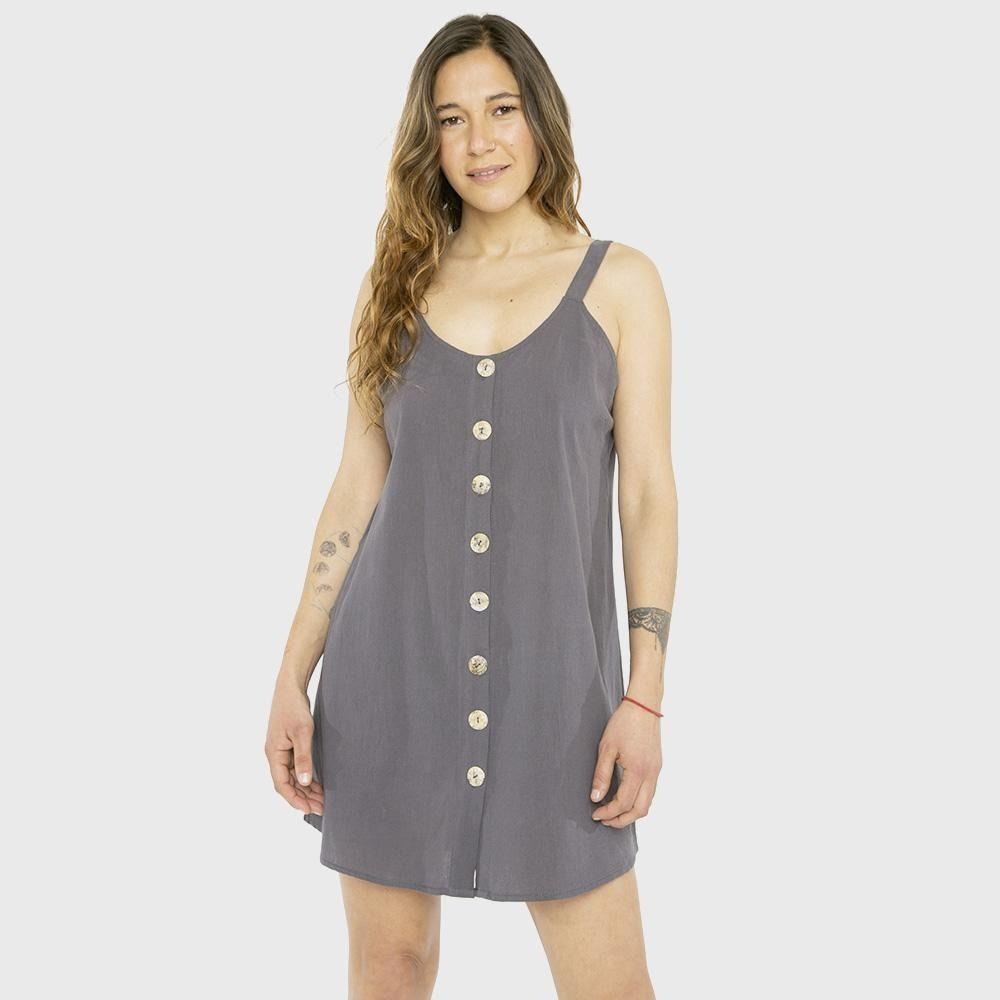 Vestido Kivül Mujer Dronka Oscuro Gris Oscuro-0