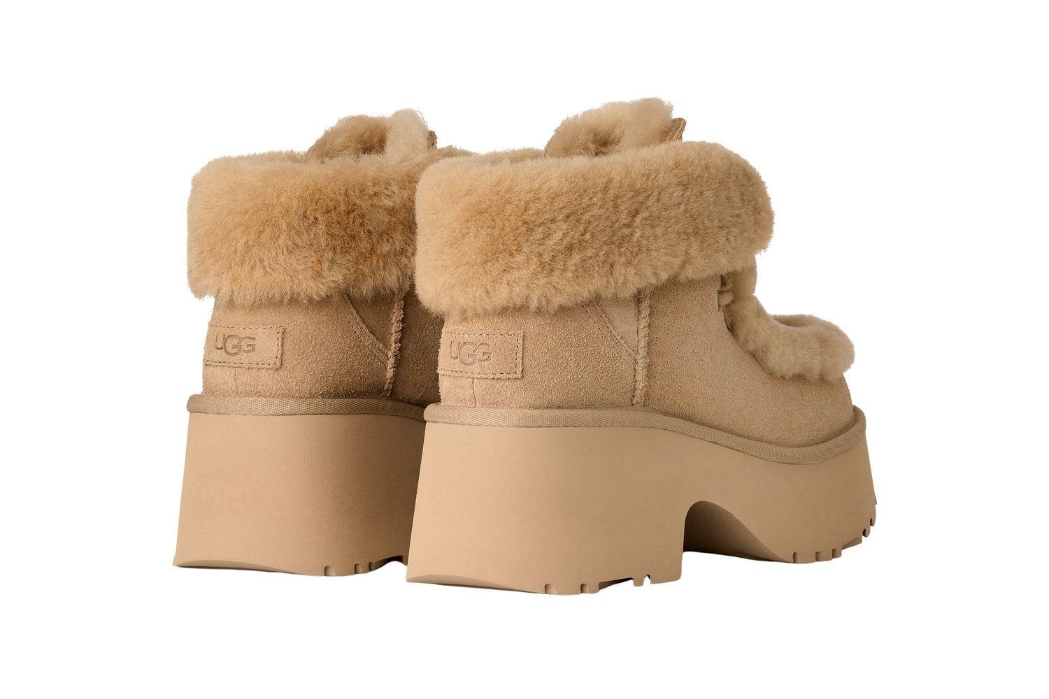 Botas Ugg Mujer Esmee Lace Up Beige-2