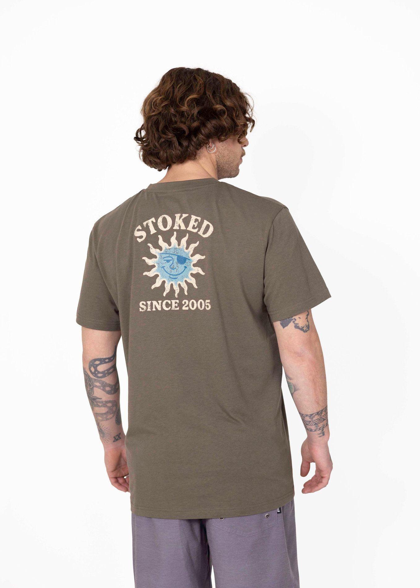Polera Sun Stoked V26 Hombre Café Topo-3