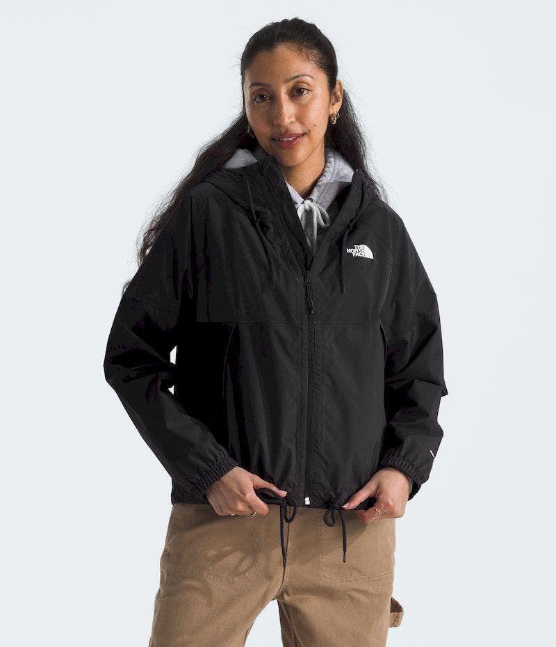 Chaqueta The North Face Mujer Impermeable Antora Rain Hoodie Negro-0