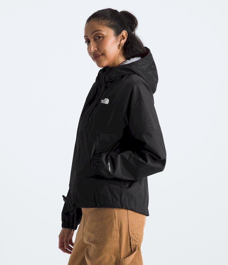 Chaqueta The North Face Mujer Impermeable Antora Rain Hoodie Negro-4