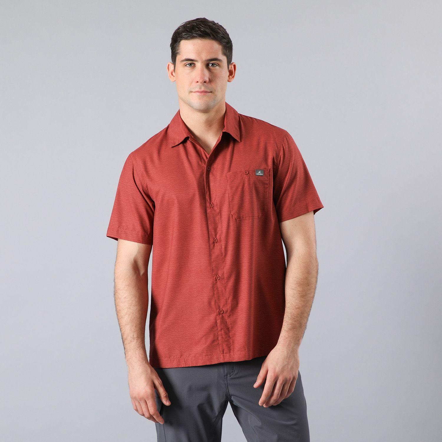 Camisa Andesgear Hombre Colico Ss Rojo-0