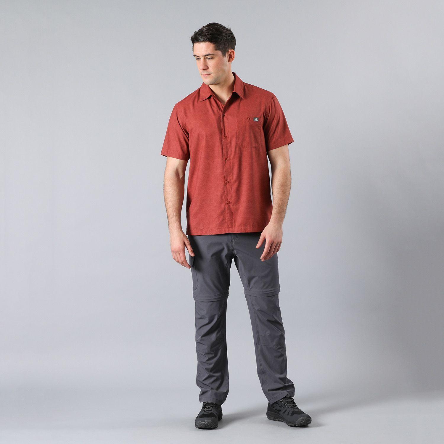 Camisa Andesgear Hombre Colico Ss Rojo-2